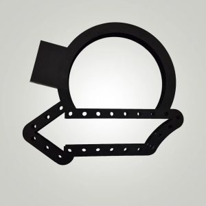 فریم فلزی لایت باکس دو طرفه دایرکت